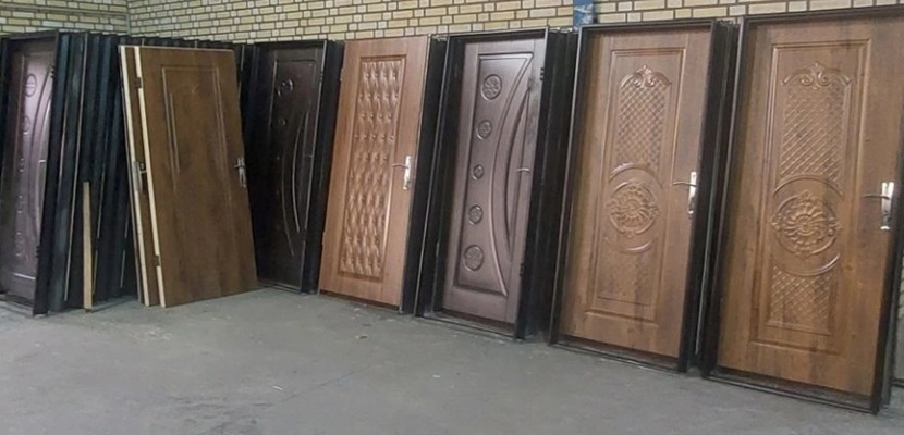 درب پیش ساخته چوبی اتاقی