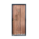 درب ورودی طرح ضد سرقت مدل ماهور رنگ طلایی