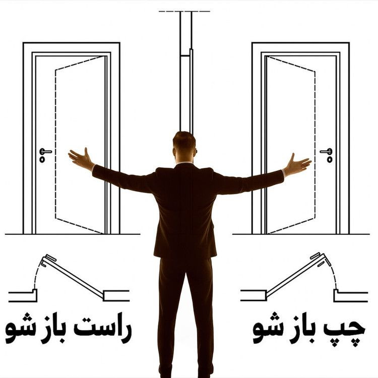 سمت باز شدن درب ضد سرقت