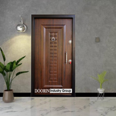 درب ضد سرقت مدل ونوس روکش پی وی سی رنگ گردویی