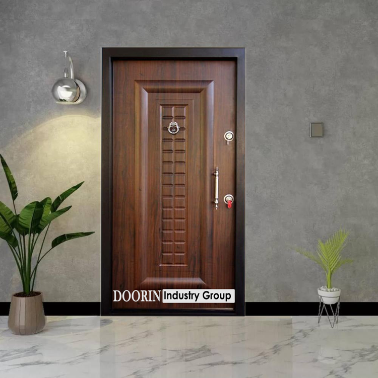 درب ضد سرقت مدل ونوس روکش پی وی سی رنگ گردویی