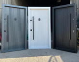 درب ضد سرقت رویه فلزی الین رنگ سفید