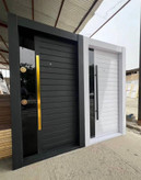 درب ضد سرقت رویه فلز رنگ سفید