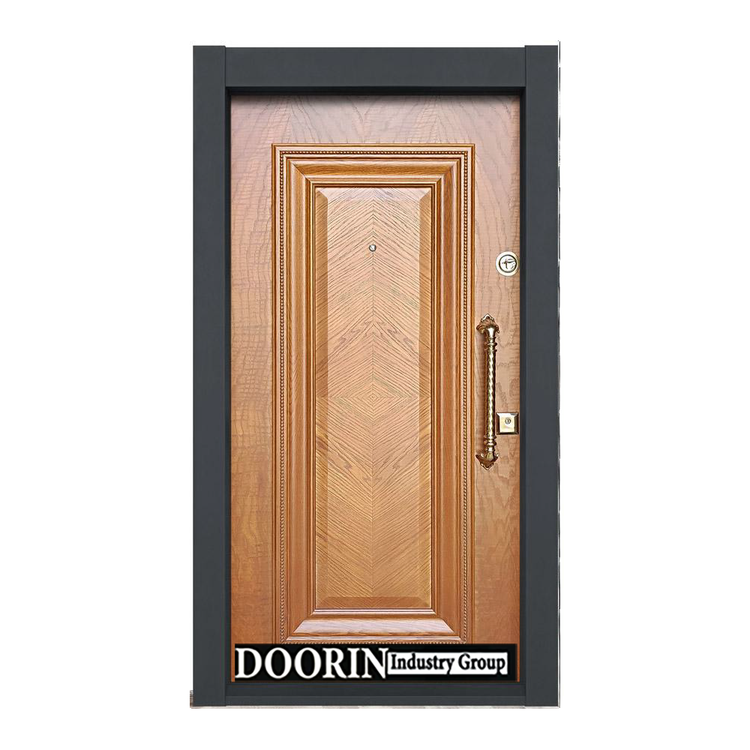 درب ضدسرقت لوکس تک قاب جناقی روکش بلوط