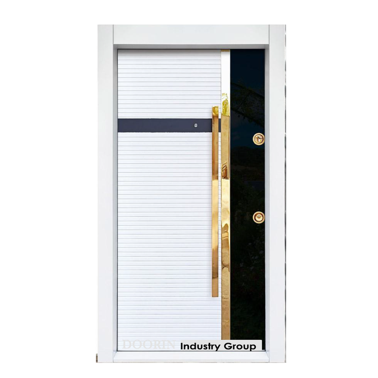 درب ضد سرقت سفید و مشکی