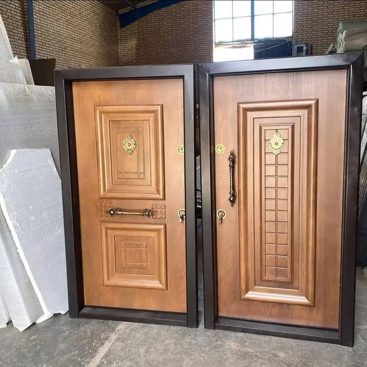 درب ضد سرقت قهوه ای در بابل