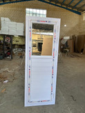 درب دو جداره PVC مدل شیشه دکوراتیو