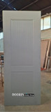 درب داخلی روکش pvc مدل دوقاب شیاری cnc