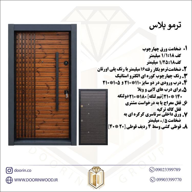 درب ضد سرقت ترمو پلاس