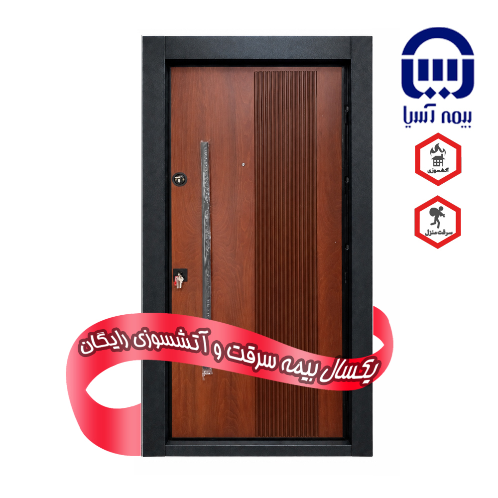 درب ضد سرقت روکش طبیعی