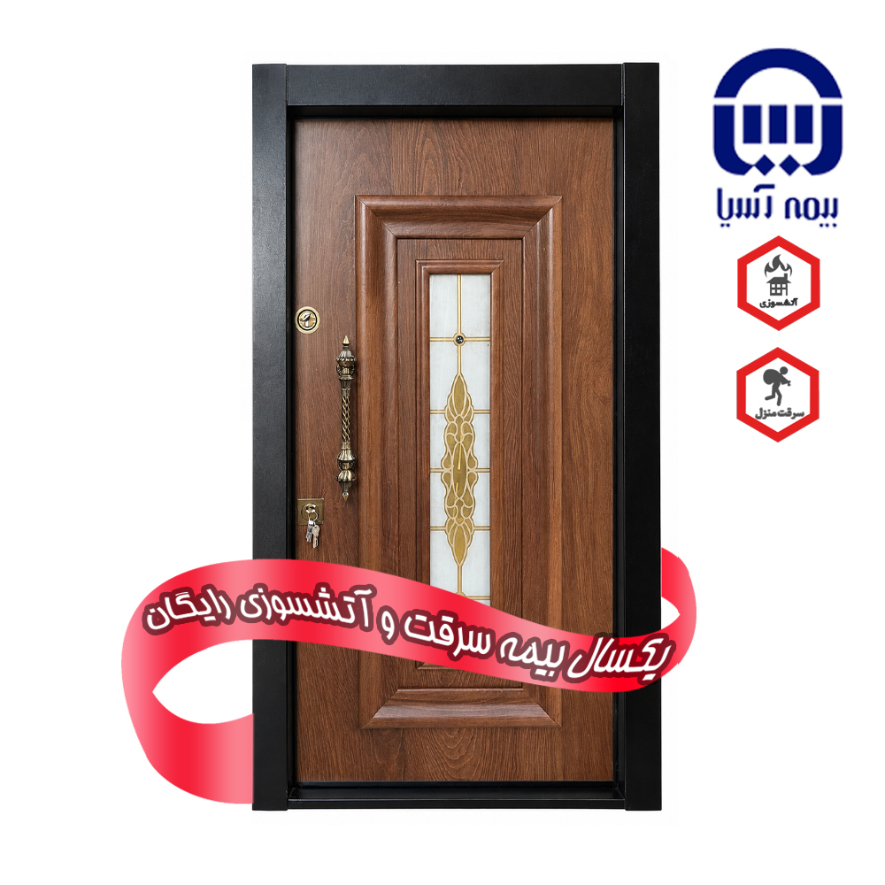 درب ضدسرقت روکش طبیعی